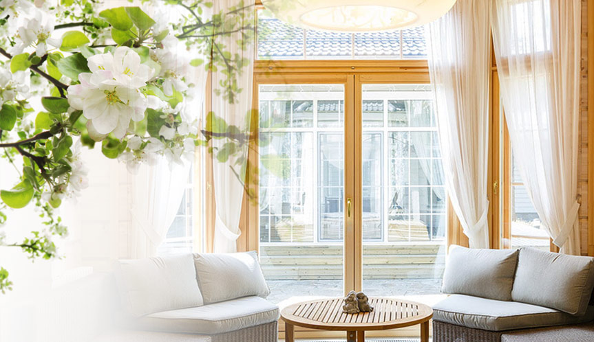 Акция - Монтаж деревянного окна в подарок